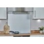 De Santii 60cm Flat Glass Chimney Cooker Hood - Stainless Steel