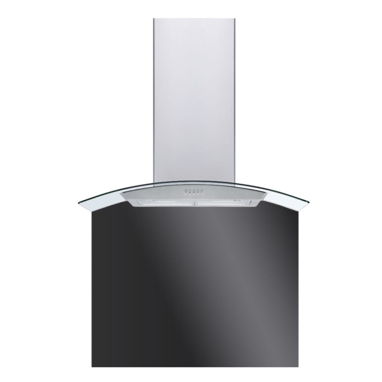 De Santii 900x750mm Curved Splashback for DS90CG - Black
