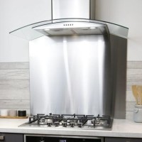 De Santii 90cm Steel Curved Splashback