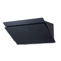 DS90TCAG De Santii 90cm Chimney Cooker Hood - Black Glass