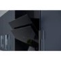 De Santii 90cm Chimney Cooker Hood - Black Glass