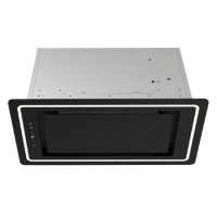 De Santii 72cm Canopy Cooker Hood - Black Glass