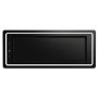 De Santii 72cm Canopy Cooker Hood - Black Glass