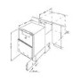 De Santii 135 Litre Integrated Under Counter Fridge - White