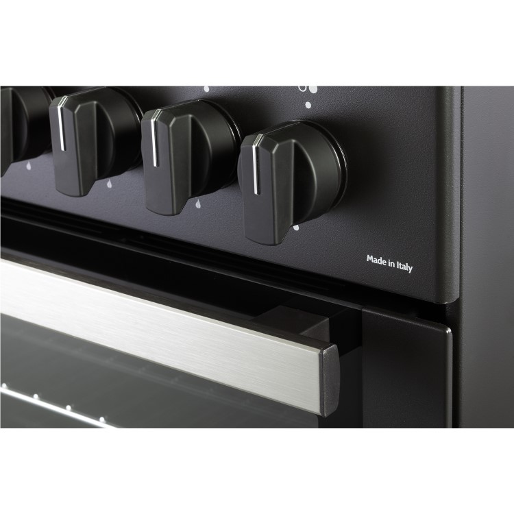 DeLonghi 60cm Gas Cooker - Black