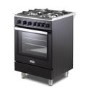 DeLonghi 60cm Gas Cooker - Black