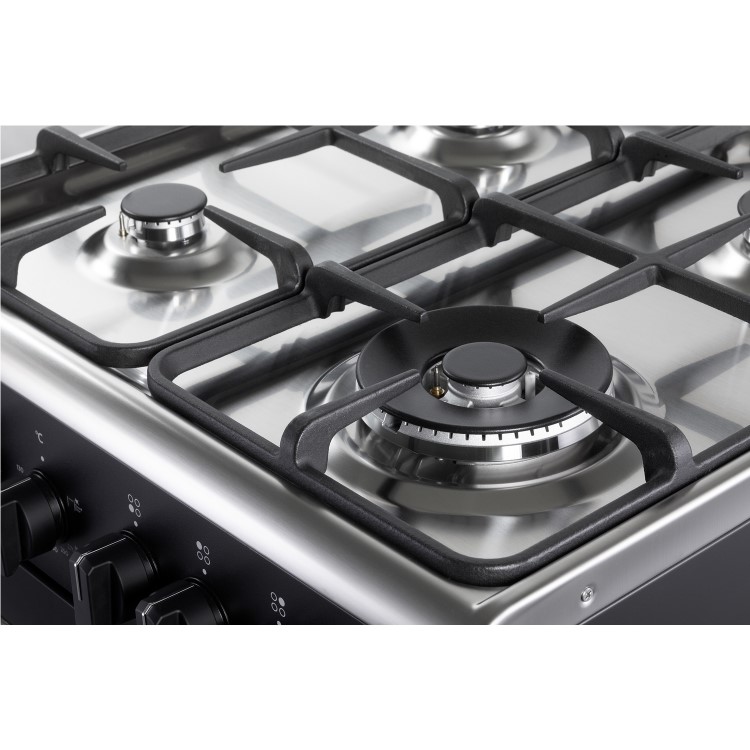 DeLonghi 60cm Gas Cooker - Black