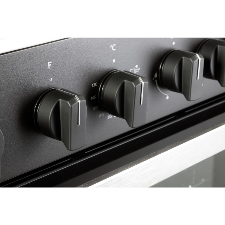 DeLonghi 60cm Gas Cooker - Black