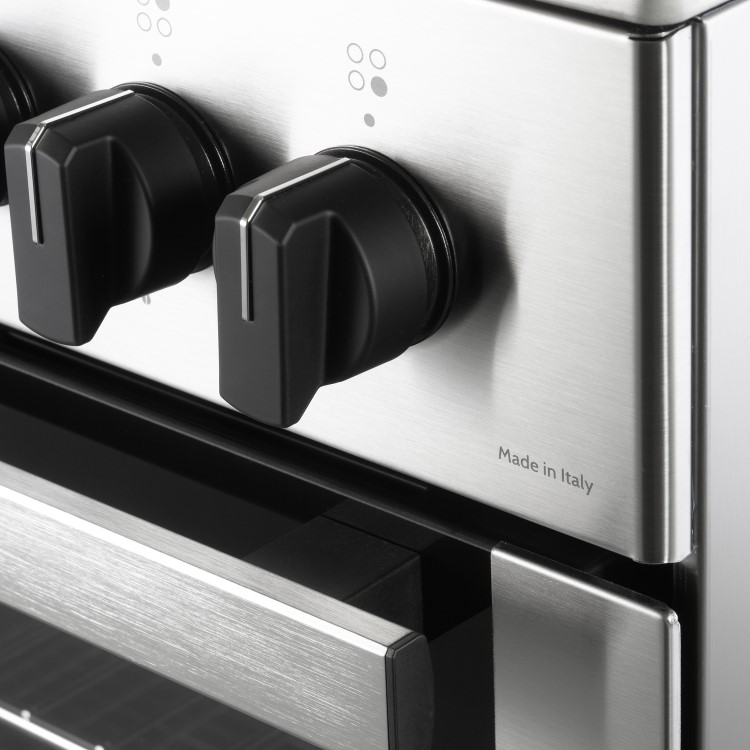 DeLonghi 60cm Gas Cooker - Stainless Steel