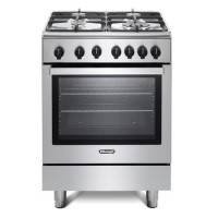 DeLonghi 60cm Gas Cooker - Stainless Steel