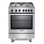 DeLonghi 60cm Gas Cooker - Stainless Steel