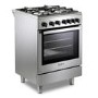 DeLonghi 60cm Gas Cooker - Stainless Steel