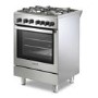 DeLonghi 60cm Gas Cooker - Stainless Steel