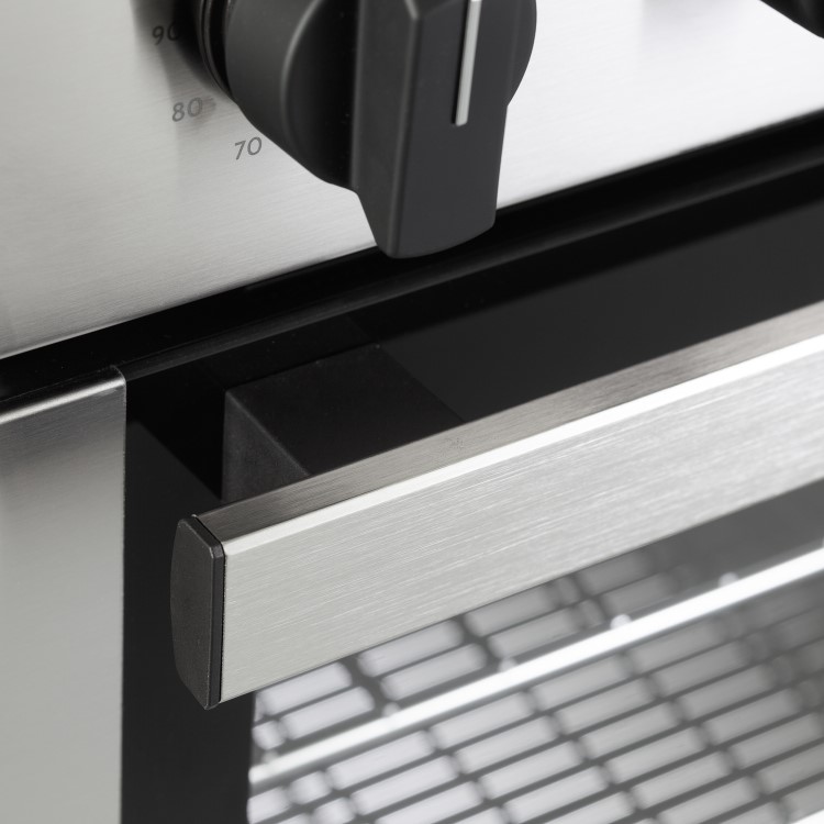 DeLonghi 60cm Gas Cooker - Stainless Steel