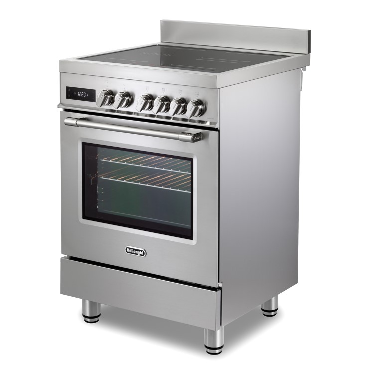 DeLonghi 60cm Electric Range Cooker - Stainless Steel