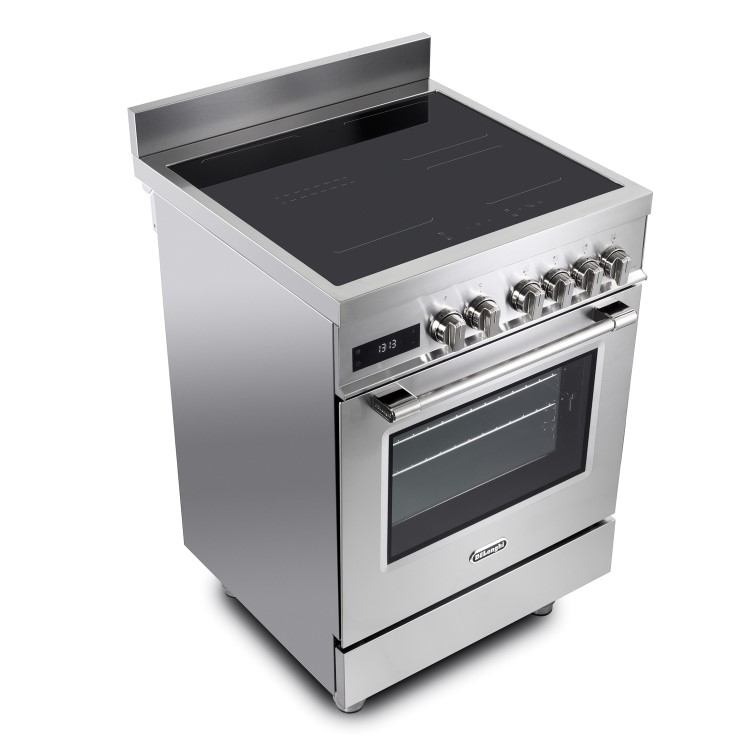 DeLonghi 60cm Electric Range Cooker - Stainless Steel