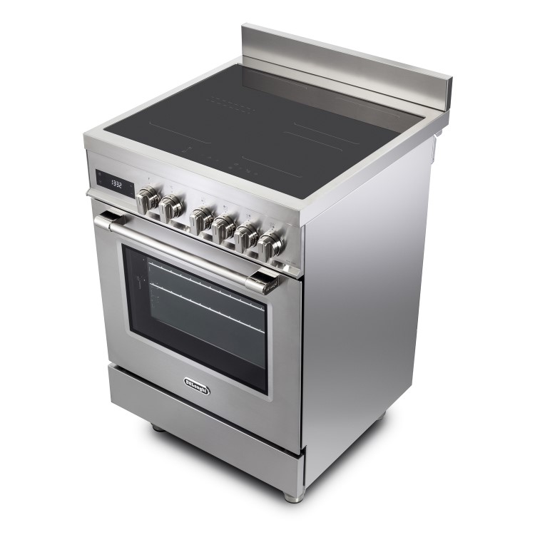 DeLonghi 60cm Electric Range Cooker - Stainless Steel
