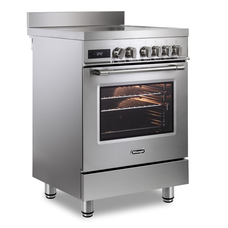 DeLonghi 60cm Electric Range Cooker - Stainless Steel