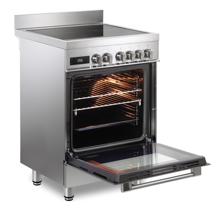 DeLonghi 60cm Electric Range Cooker - Stainless Steel