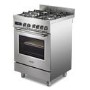 DeLonghi 60cm Dual Fuel Range Cooker - Stainless steel