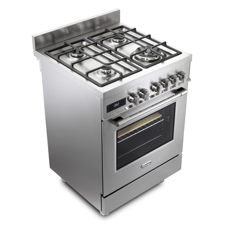 DeLonghi 60cm Dual Fuel Range Cooker - Stainless steel