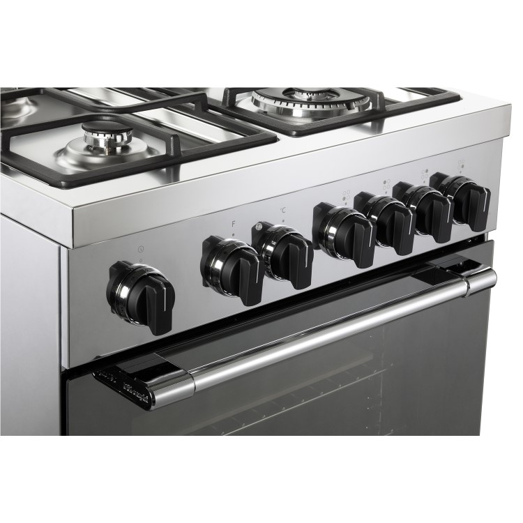 DeLonghi 60cm Dual Fuel Range Cooker - Stainless steel