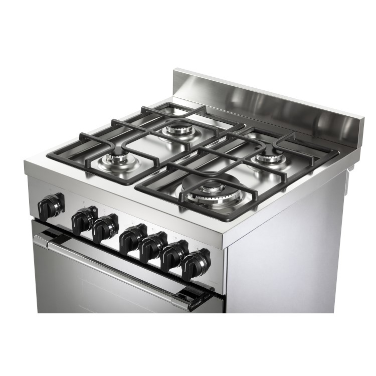 DeLonghi 60cm Dual Fuel Range Cooker - Stainless steel