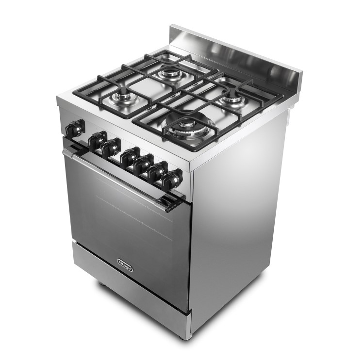 DeLonghi 60cm Dual Fuel Range Cooker - Stainless steel