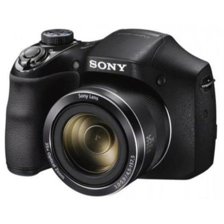 Sony DSC-H300 Camera Black 20.1MP 35xZoom 3.0LCD FHD 27.2mm Wide Lens
