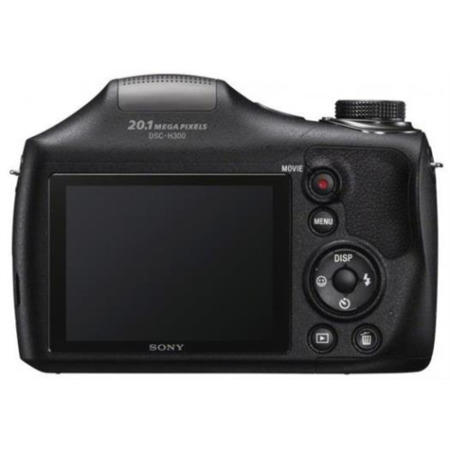 Sony DSC-H300 Camera Black 20.1MP 35xZoom 3.0LCD FHD 27.2mm Wide Lens