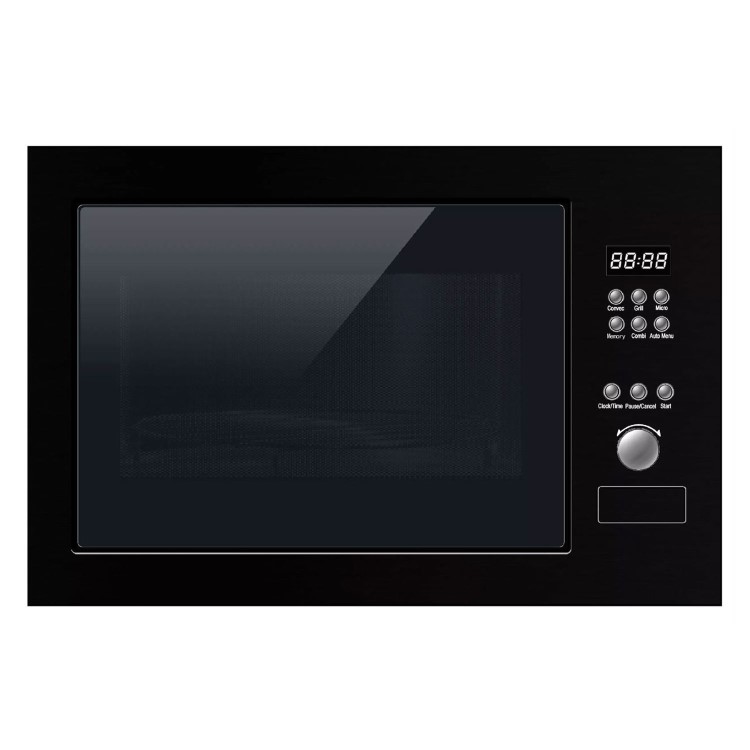 De Santii 31L Built-In Combination Microwave Oven - Black
