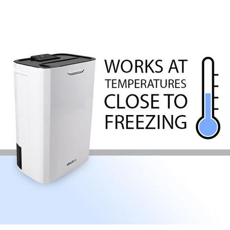 GRADE A2 - ElectriQ E-DD8L 8L Desiccant Fast Dry Dehumidifier with Ioniser and Air Purifier for 2-5 bed House
