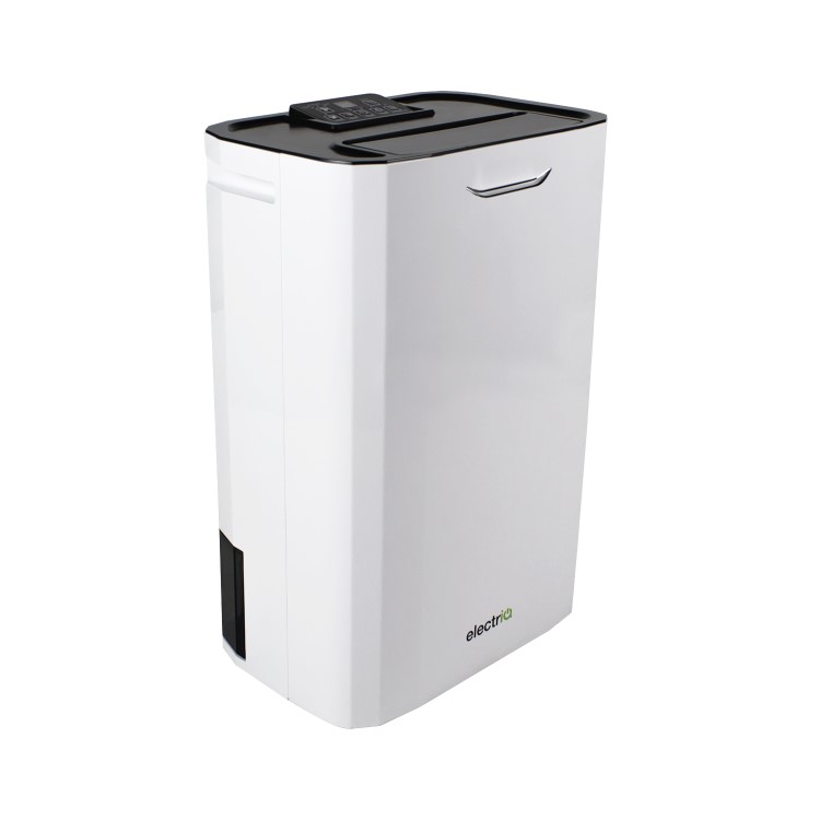 GRADE A1 - electriQ 8 litre Fast-Dry Desiccant  Dehumidifier with Air Purifier for 2-5 bed House