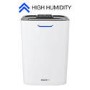 GRADE A1 - electriQ 8 litre Fast-Dry Desiccant  Dehumidifier with Air Purifier for 2-5 bed House