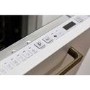 De Santii Integrated Slimline Dishwasher - Silver control panel 