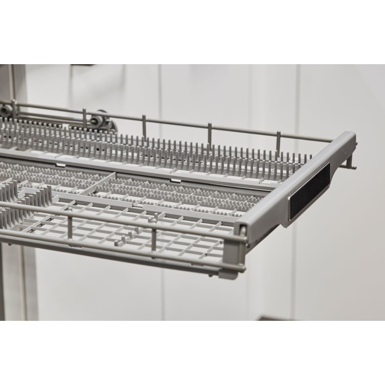 De Santii Integrated Slimline Dishwasher - Silver control panel 