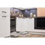 De Santii Integrated Slimline Dishwasher - Silver control panel 