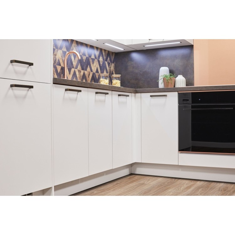 De Santii Integrated Slimline Dishwasher - Silver control panel 