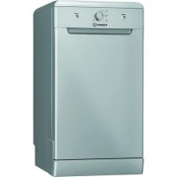 Indesit 10 Place Freestanding Slimline Dishwasher - Silver