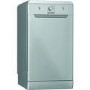 Indesit 10 Place Freestanding Slimline Dishwasher - Silver