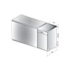 Indesit Push&amp;Go 10 Place Settings Freestanding Slimline Dishwasher - White