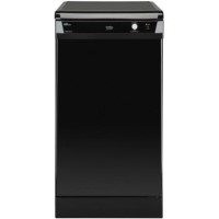 GRADE A2 - Light cosmetic damage - Beko DSFS1531B 10 Place Slim Line Freestanding Dishwasher - Black