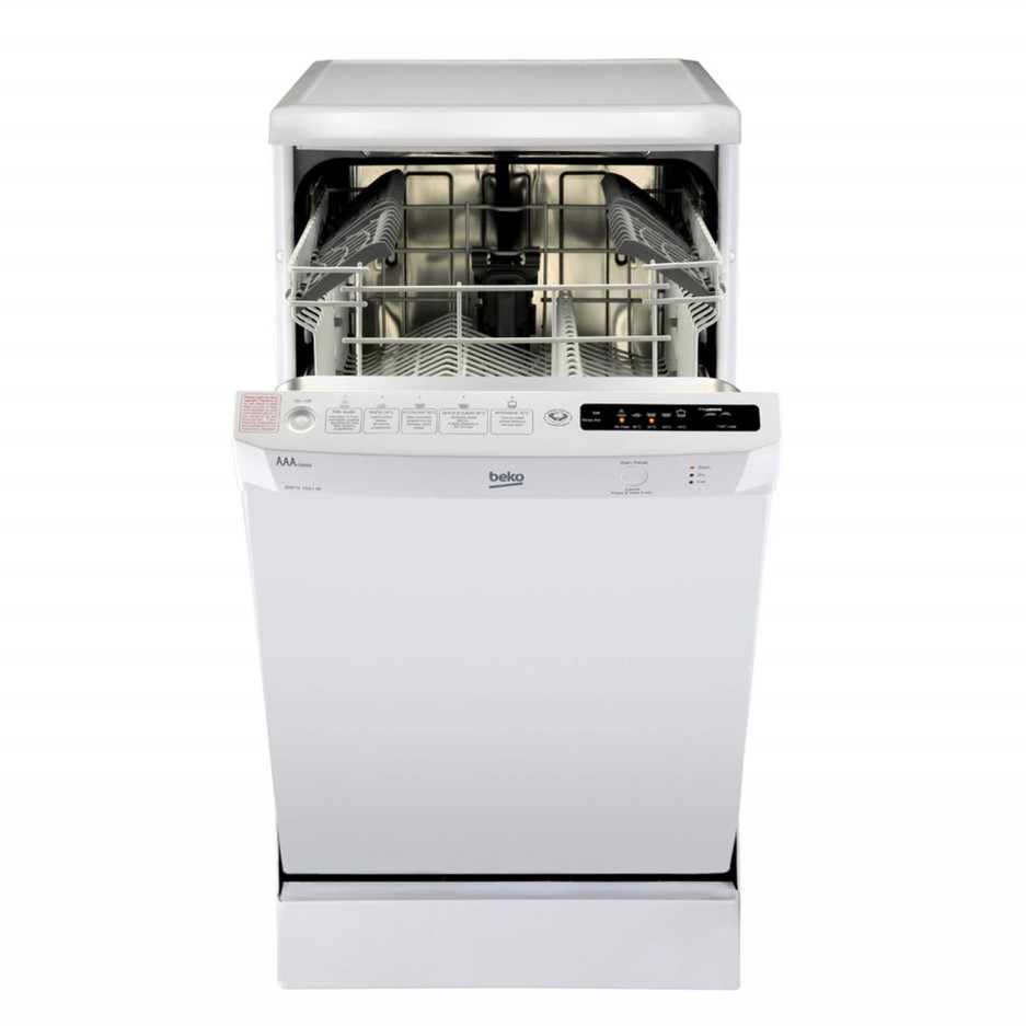 Beko DSFS1531W Slimline 10 Place Freestanding Dishwasher White