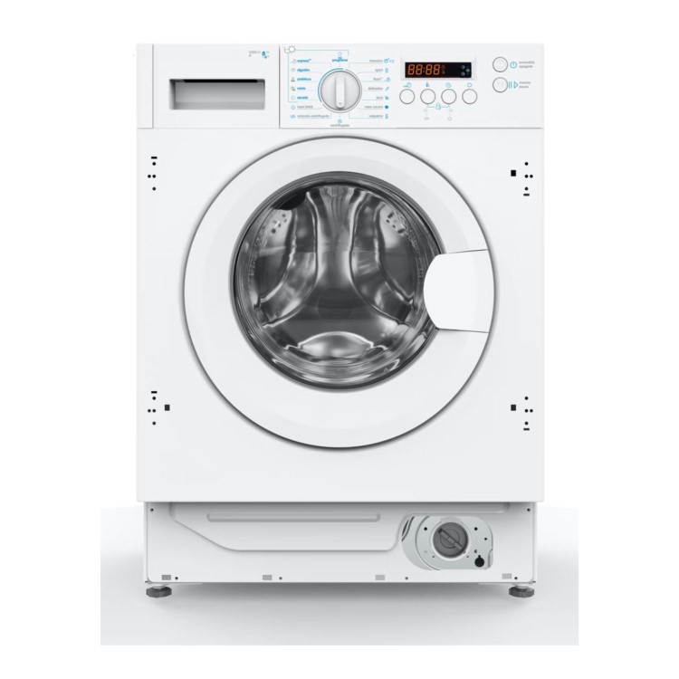 De Santii 8kg Wash 6kg Dry 1400rpm Integrated Washer Dryer - White