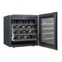 De Santii 36 Bottle Capacity Single Zone Wine Cooler - Black