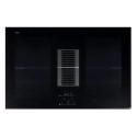 DSICONFLEX75DD De Santii 77cm 4 Zone Induction Hob with Downdraftt - Black