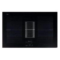 De Santii 77cm 4 Zone Induction Hob with Downdraftt - Black