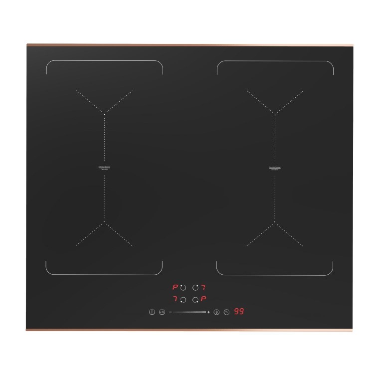 De Santii 4 Zone Induction Hob - Black