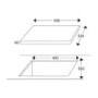 De Santii 4 Zone Induction Hob - Black