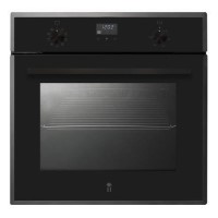 De Santii Electric Fan Single Oven - Black